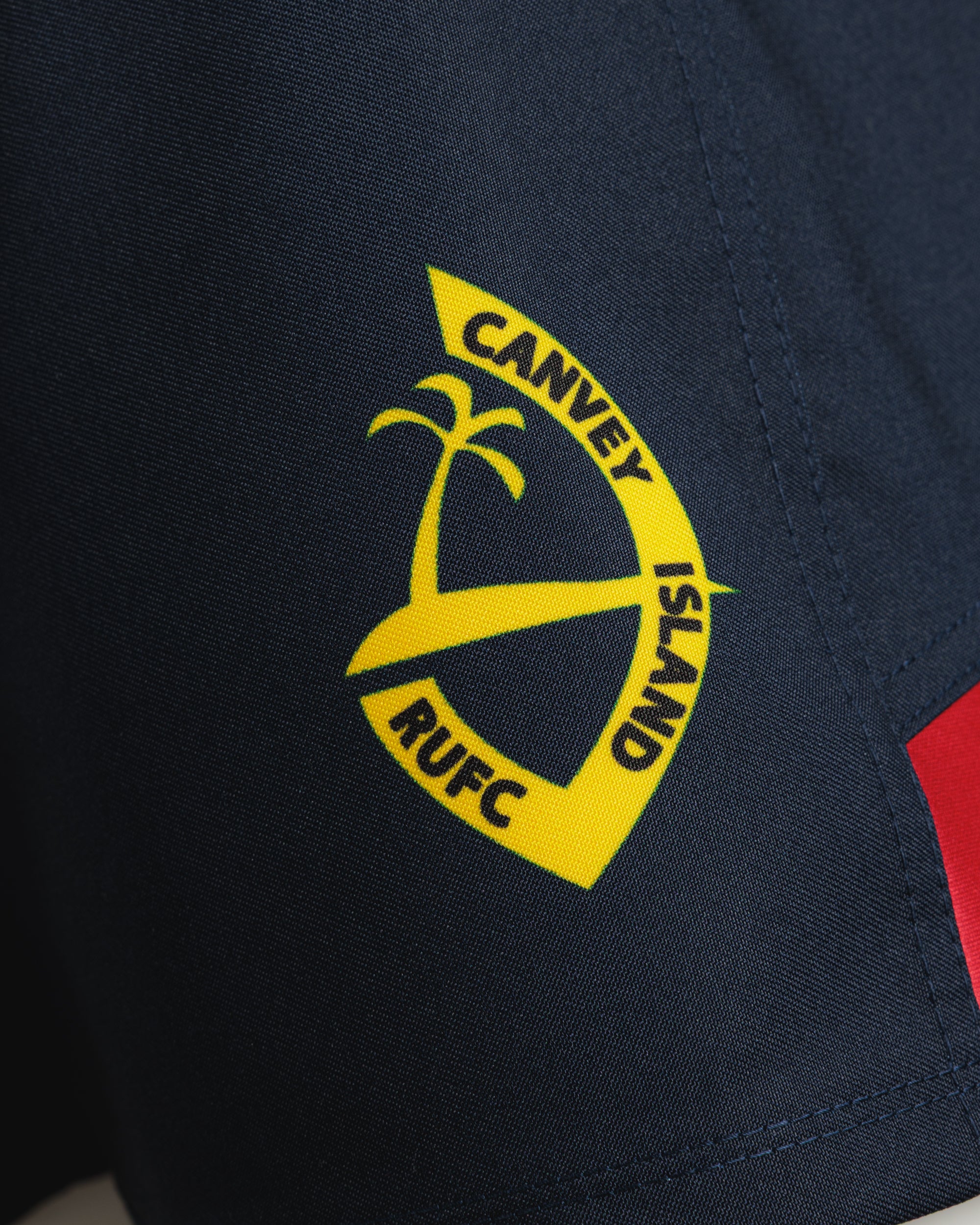 CANVEY ISLAND RUFC - Adults - PANELLED PLAYING SHORTS - Navy/Red/White