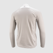Velocity Quarter Zip Sweat - Stone Grey