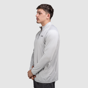 Velocity Quarter Zip Sweat - Stone Grey