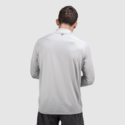 Velocity Quarter Zip Sweat - Stone Grey