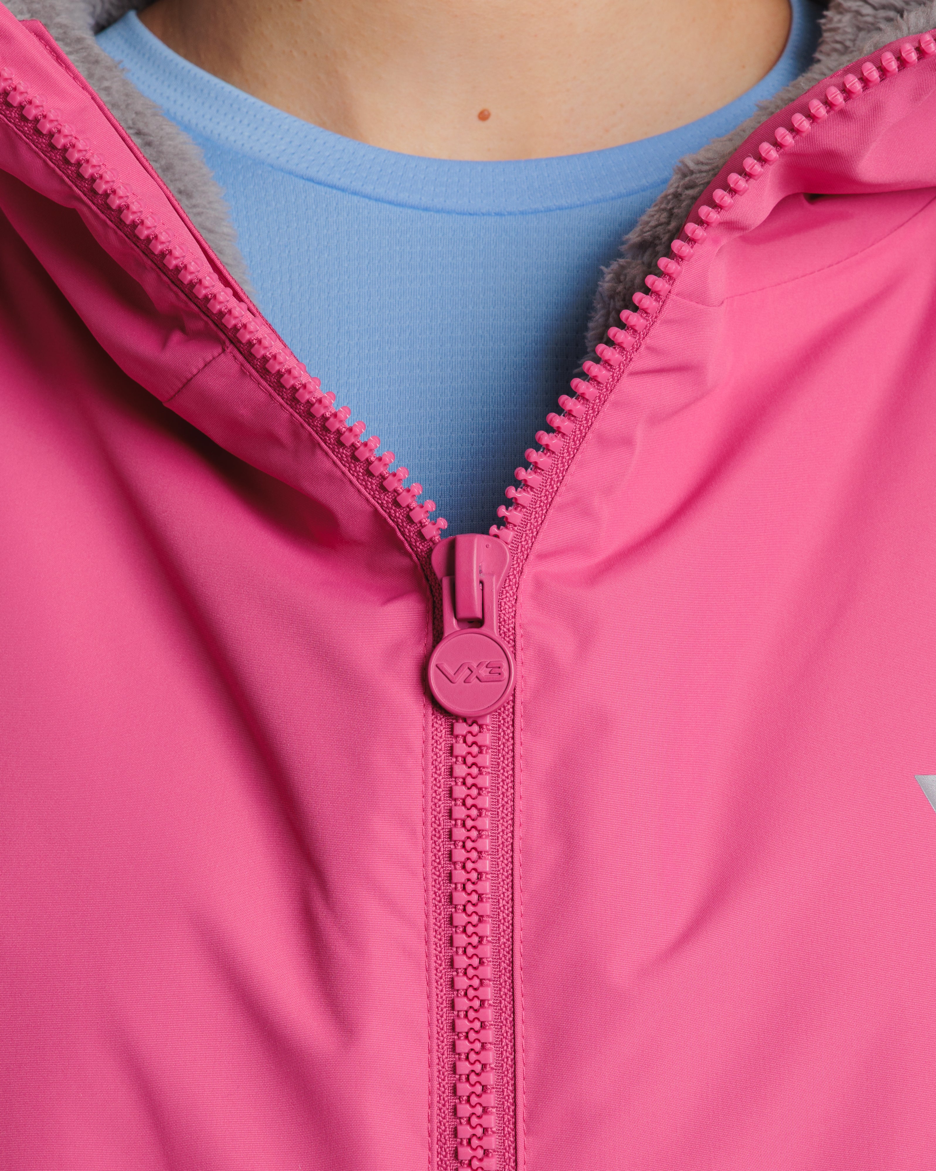 Velit Sports Robe Wild Berry/Dove Grey