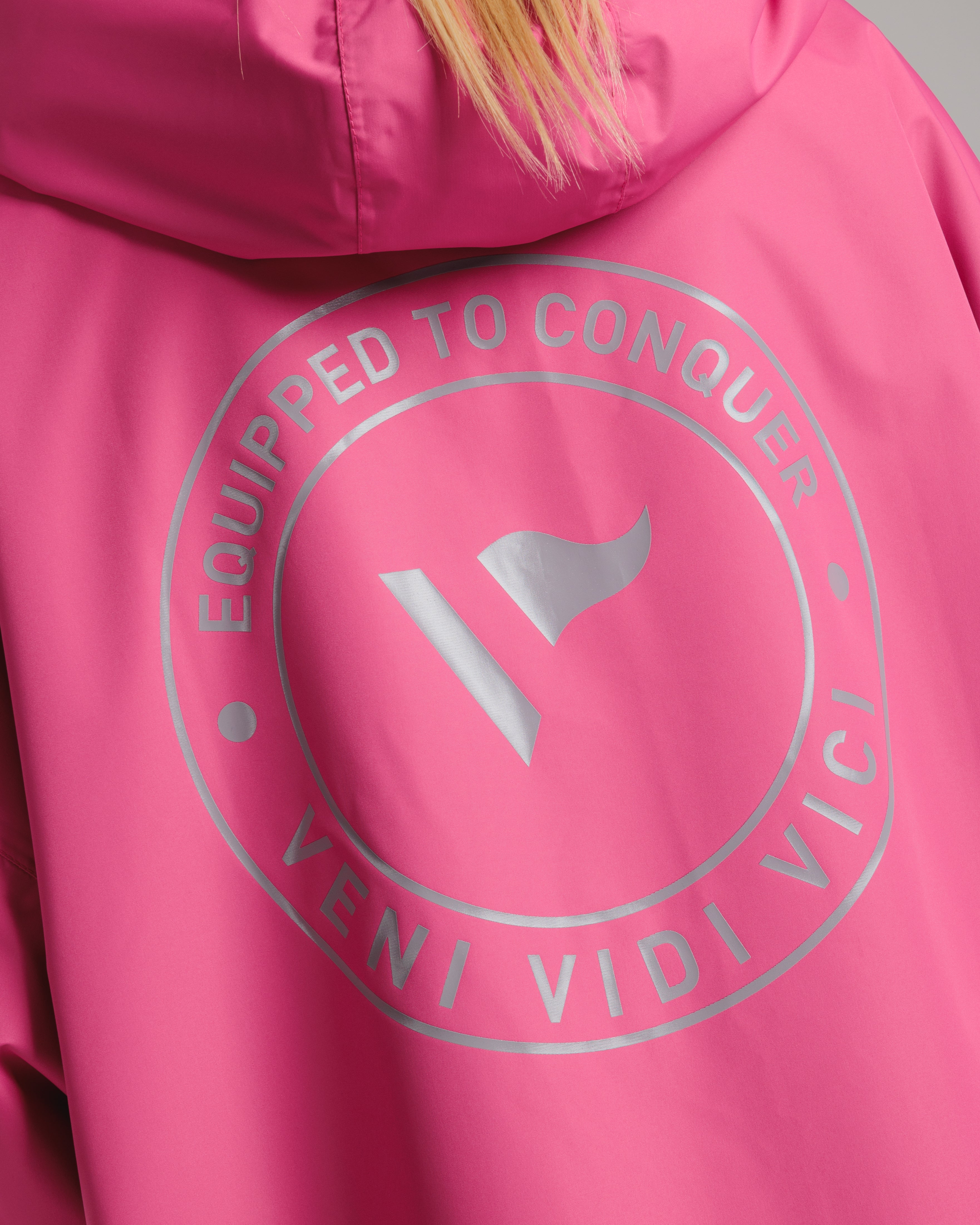 Velit Sports Robe Wild Berry/Dove Grey