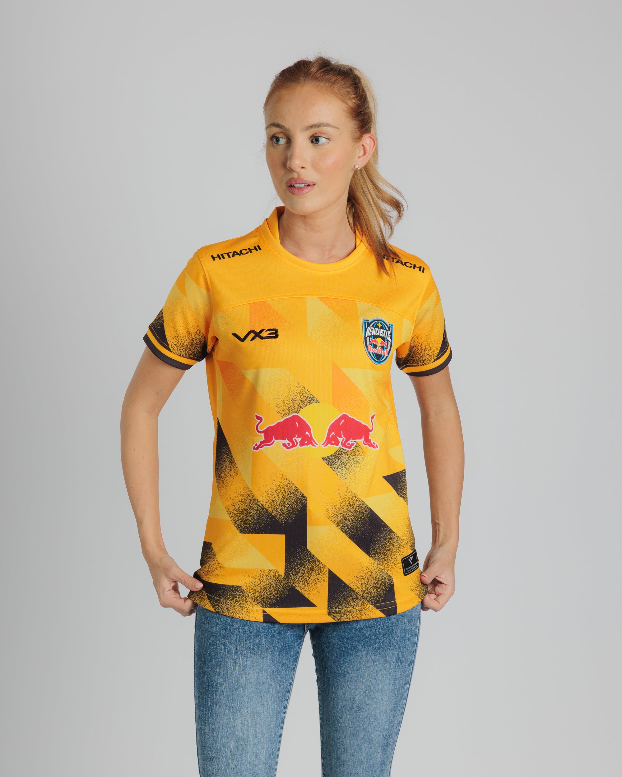 Newcastle Red Bulls 25/26 Away Shirt Replica Womens