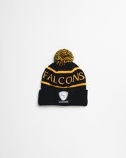 Falcons 25/26 Bobble Hat Black/Amber