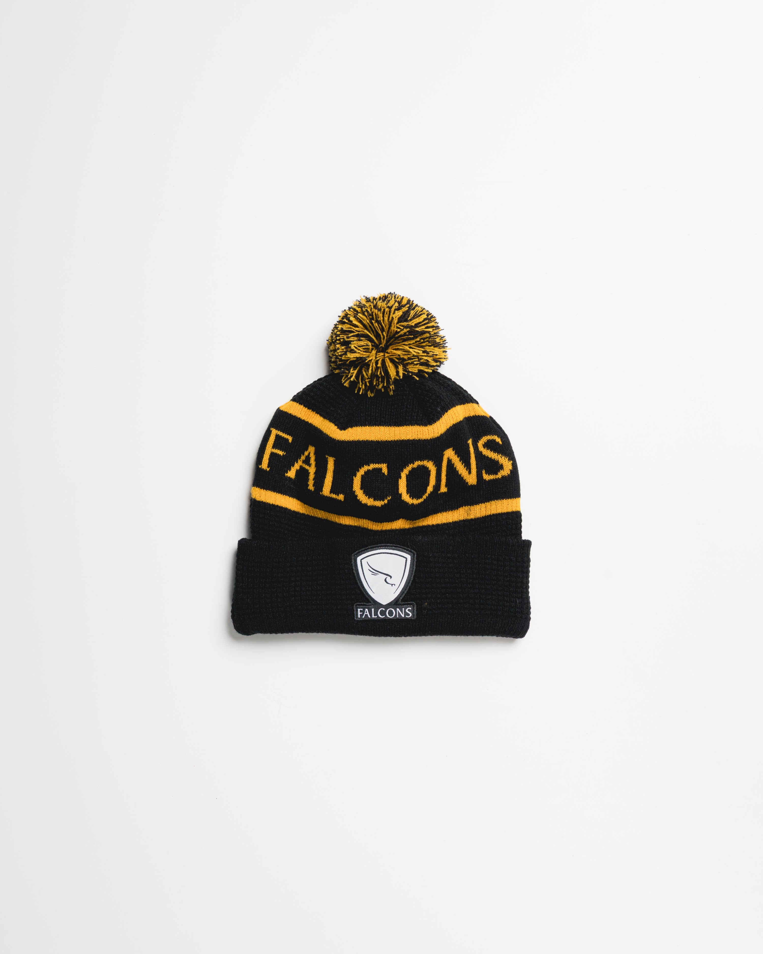 Falcons 25/26 Bobble Hat Black/Amber