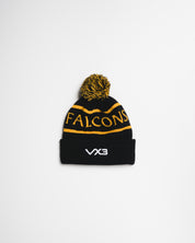 Falcons 25/26 Bobble Hat Black/Amber