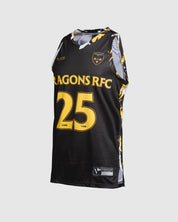 Dragons RFC 25/26 Elite Basketball Vest Black/Amber