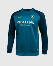 Torquay United FC 25/26 Vertex Sweatshirt Youth Lyons blue/Navy/Fluro Yellow