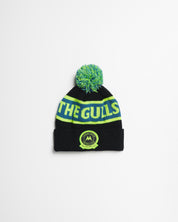 Torquay United FC 25/26 Bobble Hat Black/Lyons Blue/Fluro Yellow