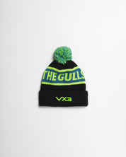 Torquay United FC 25/26 Bobble Hat Black/Lyons Blue/Fluro Yellow