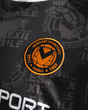 Newport County AFC 25/26 Home Warm Up Tee Youth Black