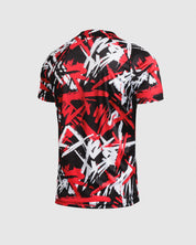 Newport County AFC 25/26 Away Warm Up Tee Youth Black/Bright Red