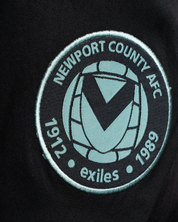 Newport County AFC 25/26 Vertex Gym Shorts Black/Aruba