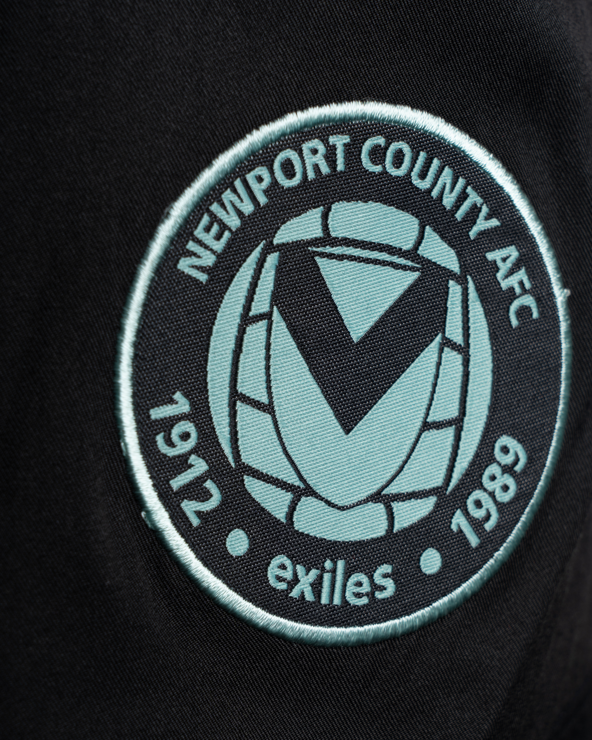 Newport County AFC 25/26 Vertex Gym Shorts Black/Aruba