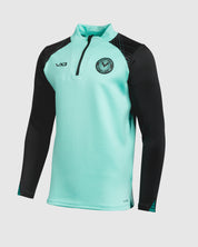 Newport County AFC 25/26 Vertex Half Zip Top Youth Aruba/Blue Coral