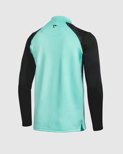 Newport County AFC 25/26 Vertex Half Zip Top Youth Aruba/Blue Coral