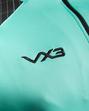 Newport County AFC 25/26 Vertex Half Zip Top Youth Aruba/Blue Coral