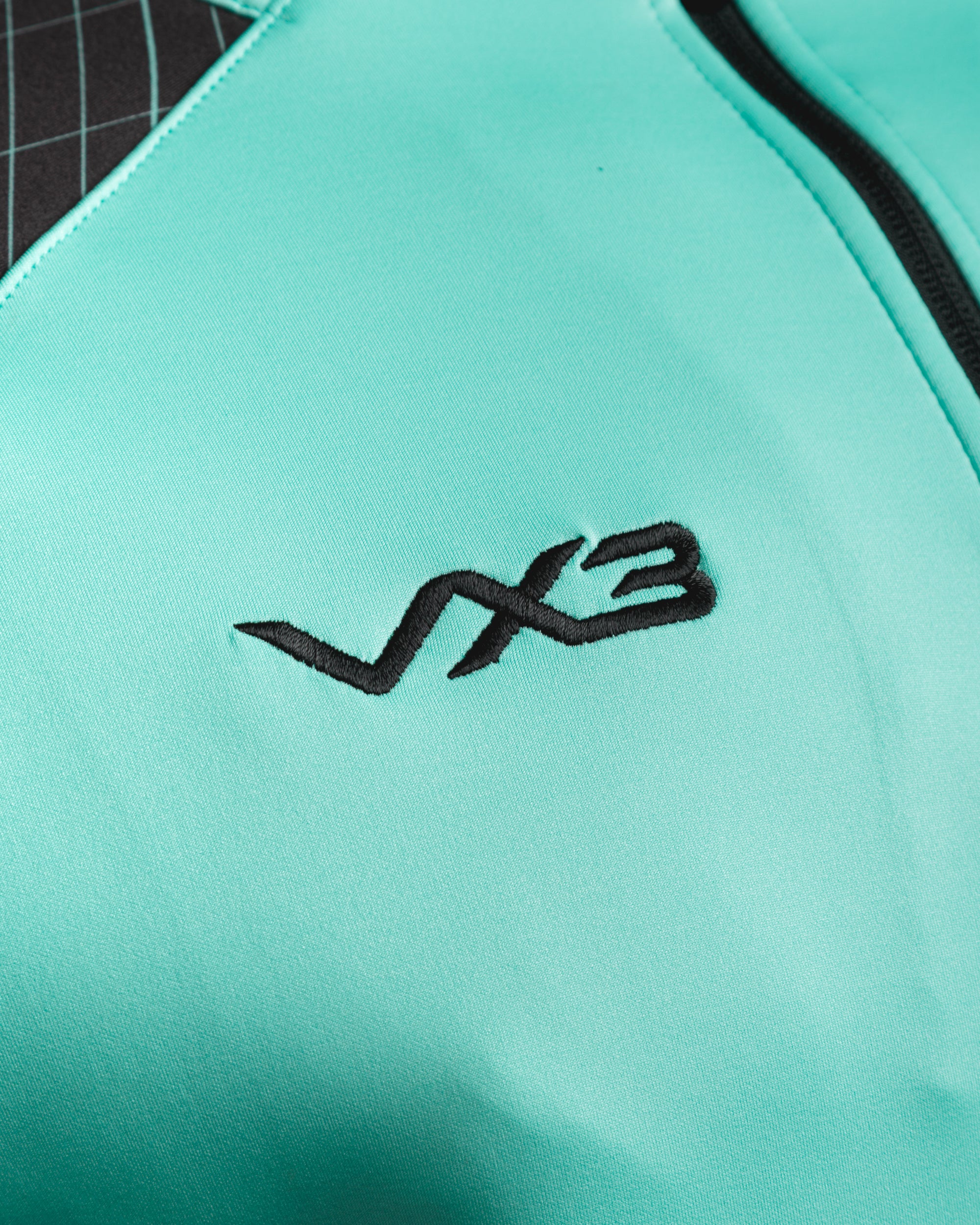 Newport County AFC 25/26 Vertex Half Zip Top Youth Aruba/Blue Coral