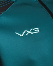 Newport County AFC 25/26 Vertex Half Zip Top Youth Blue Coral/Black