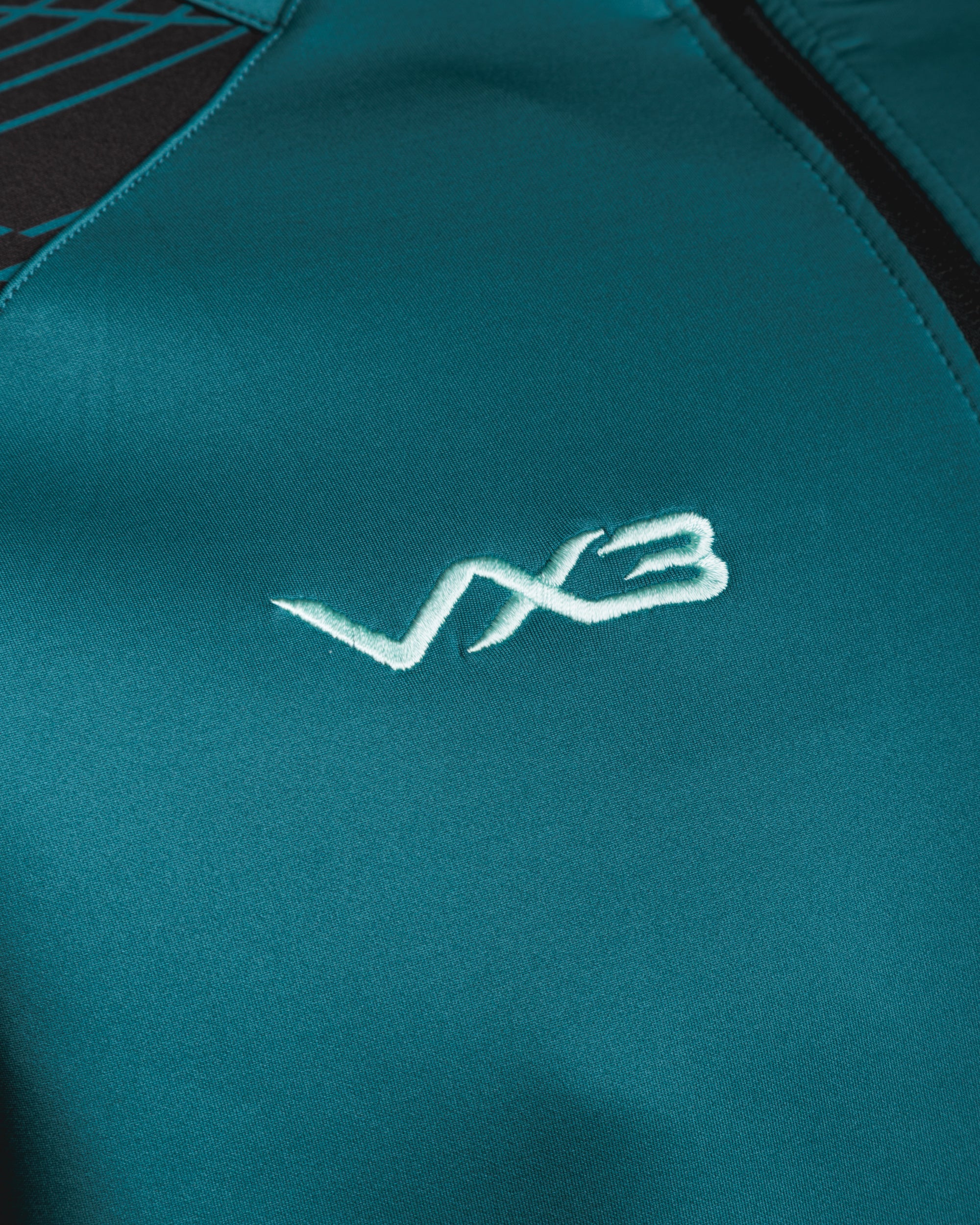 Newport County AFC 25/26 Vertex Half Zip Top Youth Blue Coral/Black