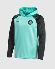 Newport County AFC 25/26 Vertex Training Hoodie Youth Aruba/Blue Coral