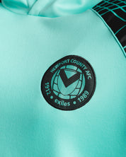 Newport County AFC 25/26 Vertex Training Hoodie Youth Aruba/Blue Coral
