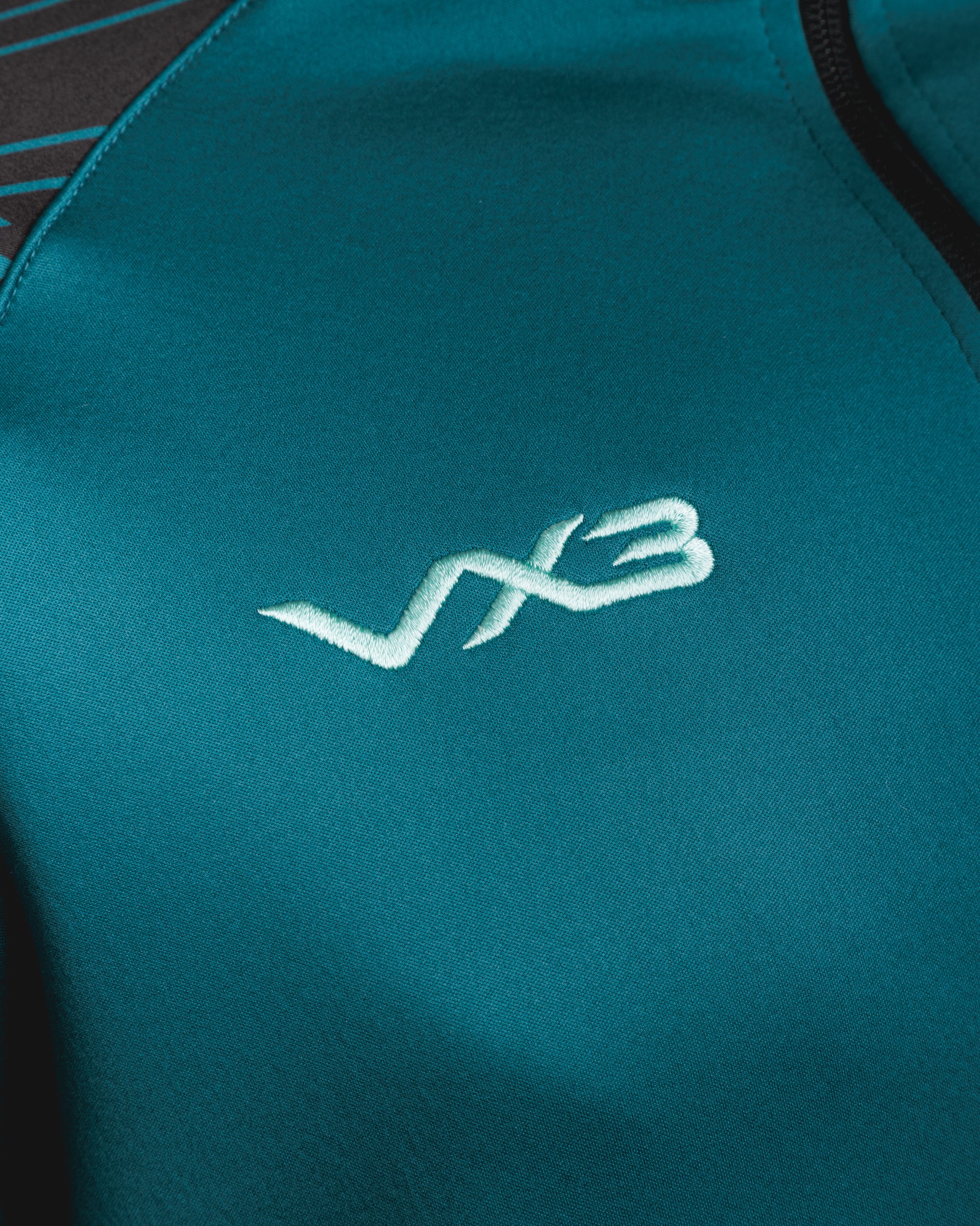 Newport County AFC 25/26 Vertex Zip Up Hoodie Youth Blue Coral/Black