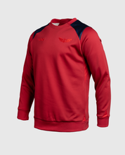 Scarlets 25/26 Vertex Training Sweatshirt Deep Red/Navy/Bright Red