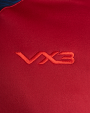 Scarlets 25/26 Vertex Zip Up Hoodie Deep Red/Navy/Bright Red