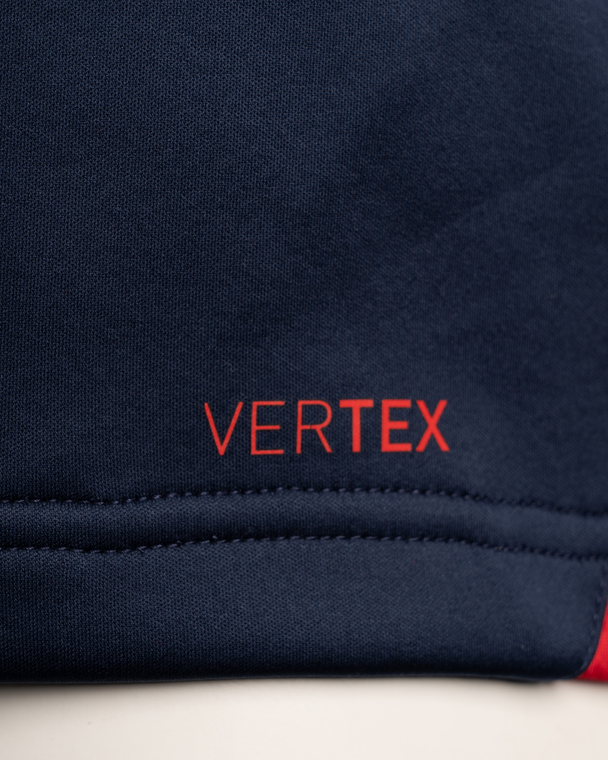 Scarlets 25/26 Vertex Zip Up Hoodie Navy/Deep Red/Bright Red