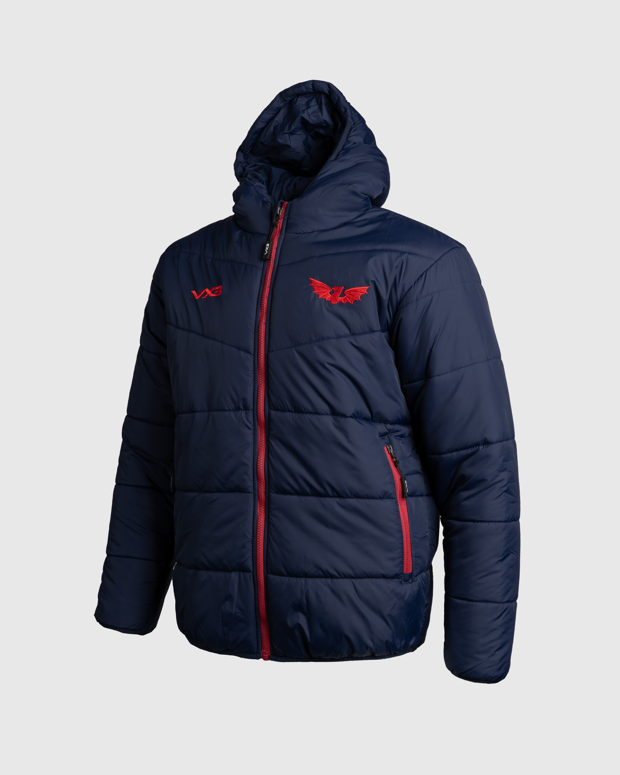 Scarlets 25/26 Lorica Jacket Navy/Bright Red