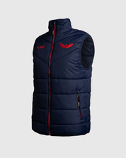 Scarlets 25/26 Ventus Gilet Navy/Bright Red