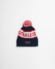 Scarlets 25/26 Bobble Hat Navy/Red/White