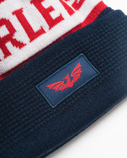 Scarlets 25/26 Bobble Hat Navy/Red/White