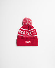 Scarlets 25/26 Bobble Hat Red/White