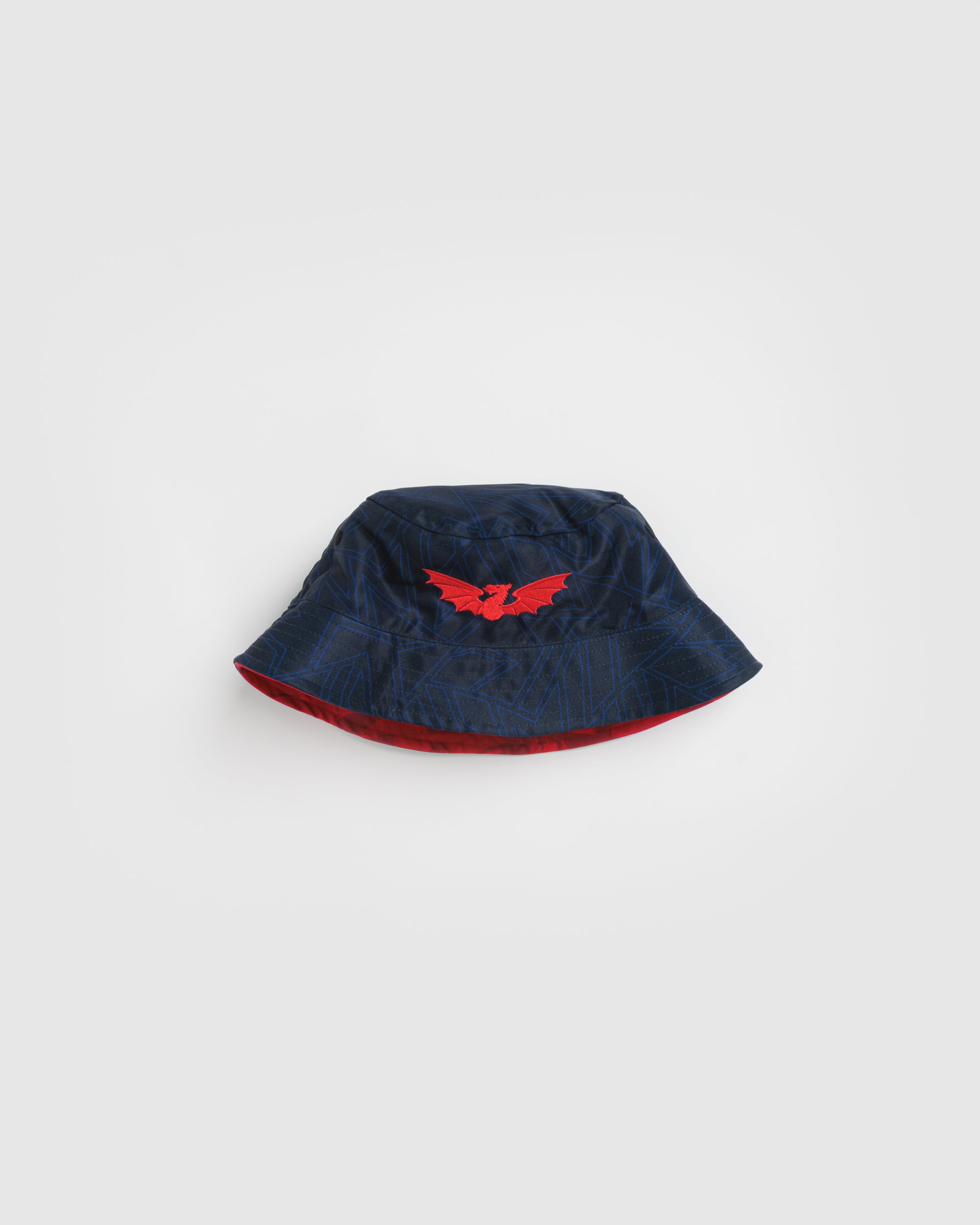 Scarlets 25/26 Reversible Bucket Hat Deep Red/Bright Red/Navy