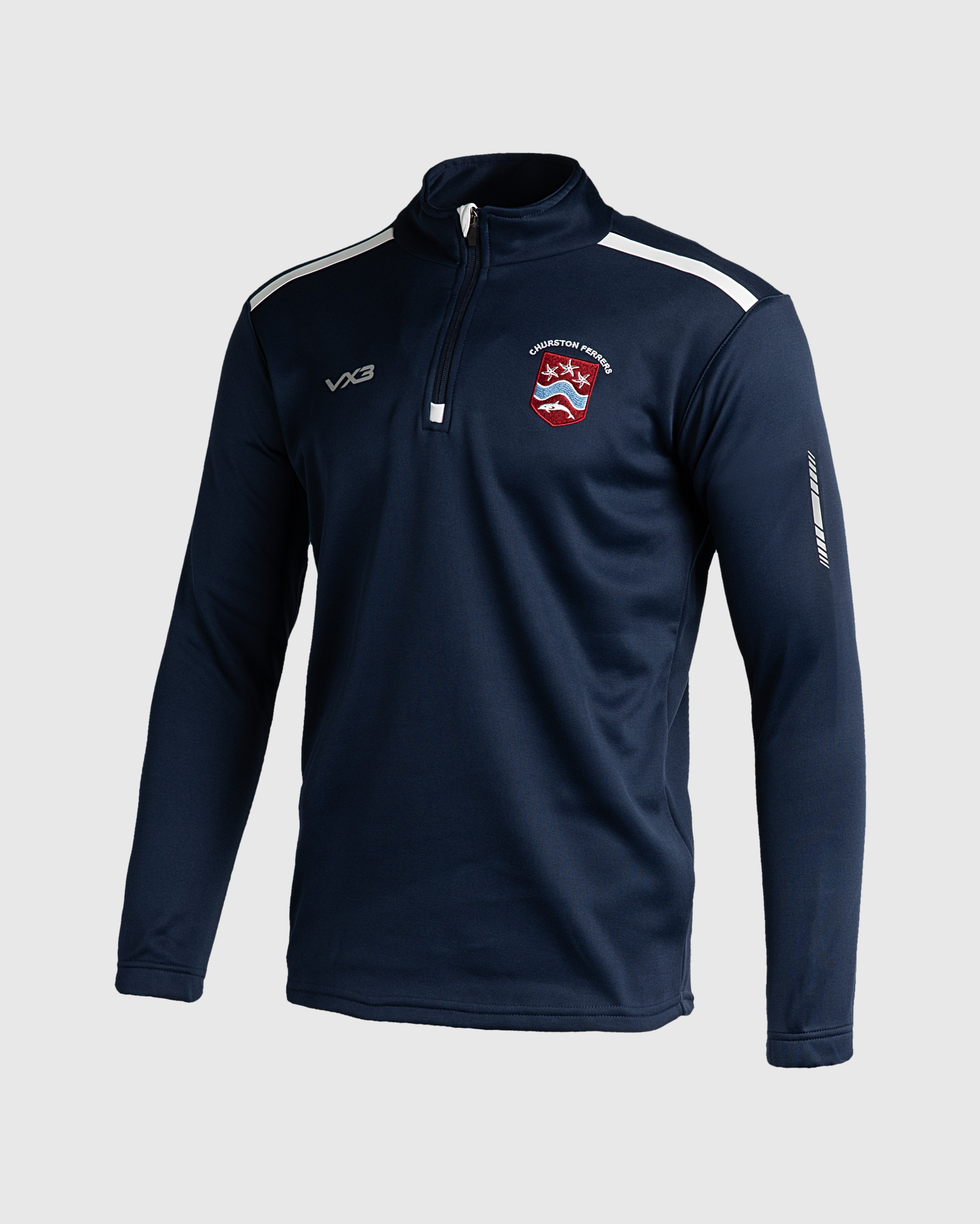 Churston Ferrers Grammar School Reflective Quarter Zip Sweat