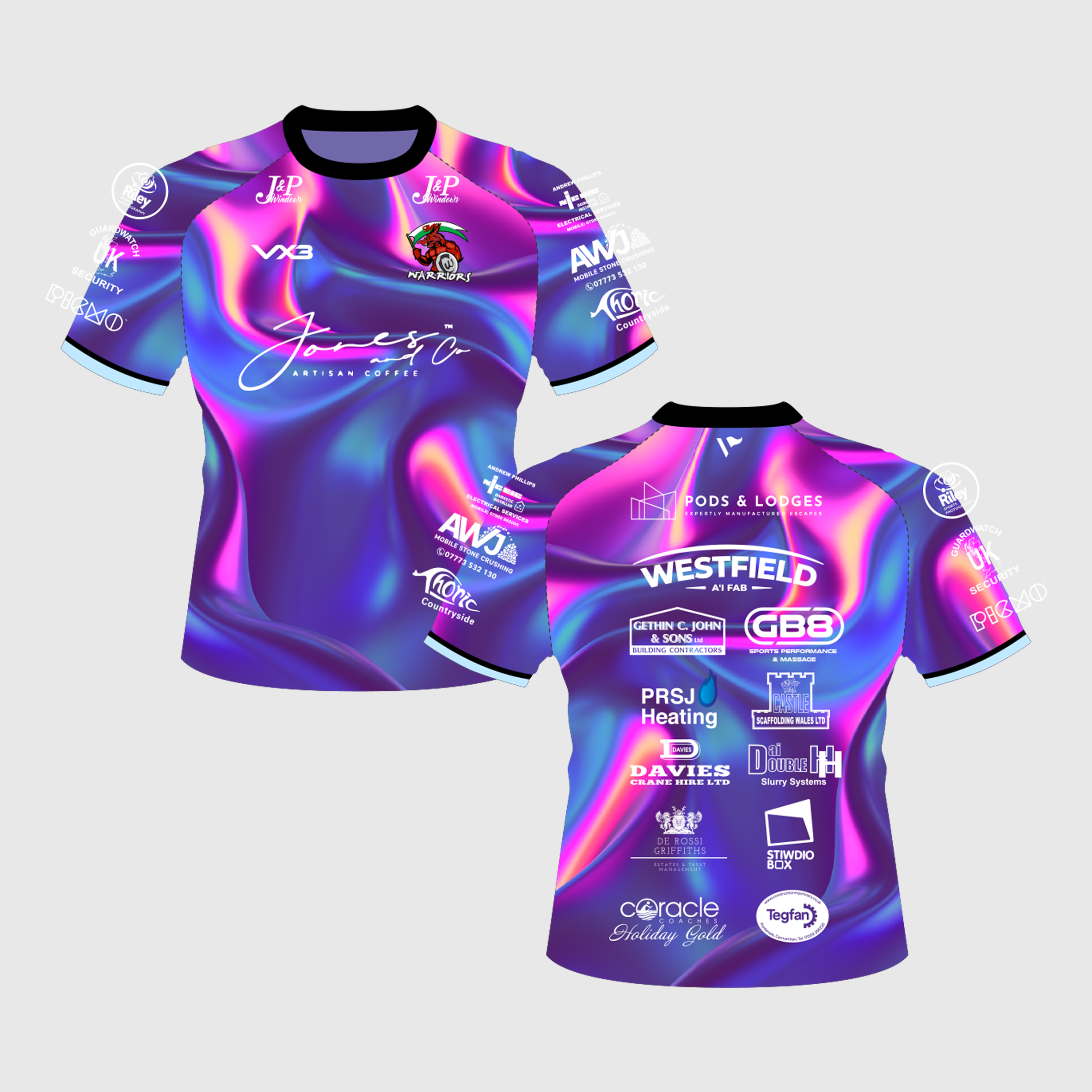 Carmarthen Warriors 25/26 Sublimated Tee