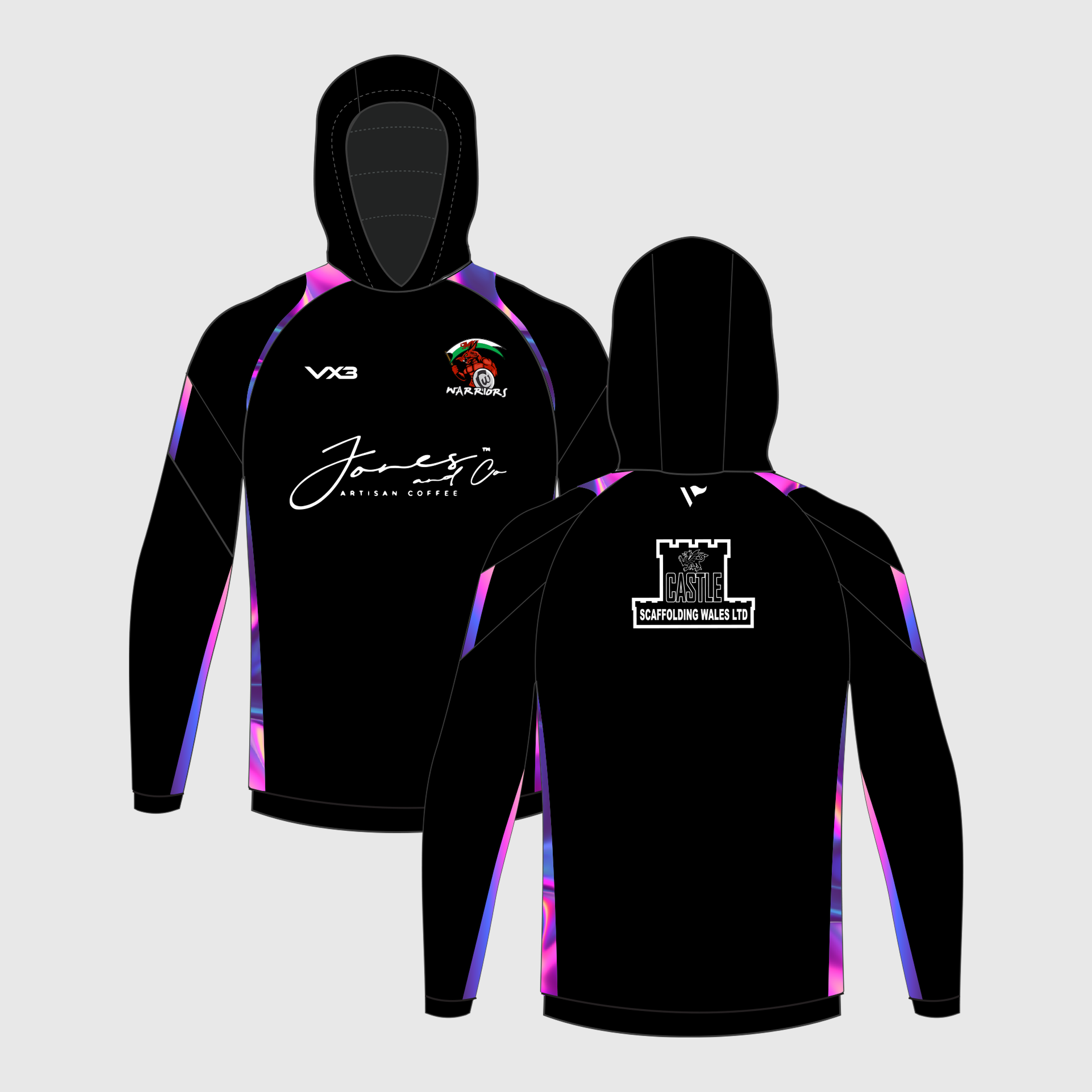 Carmarthen Warriors 25/26 Quadrigo Hoodie