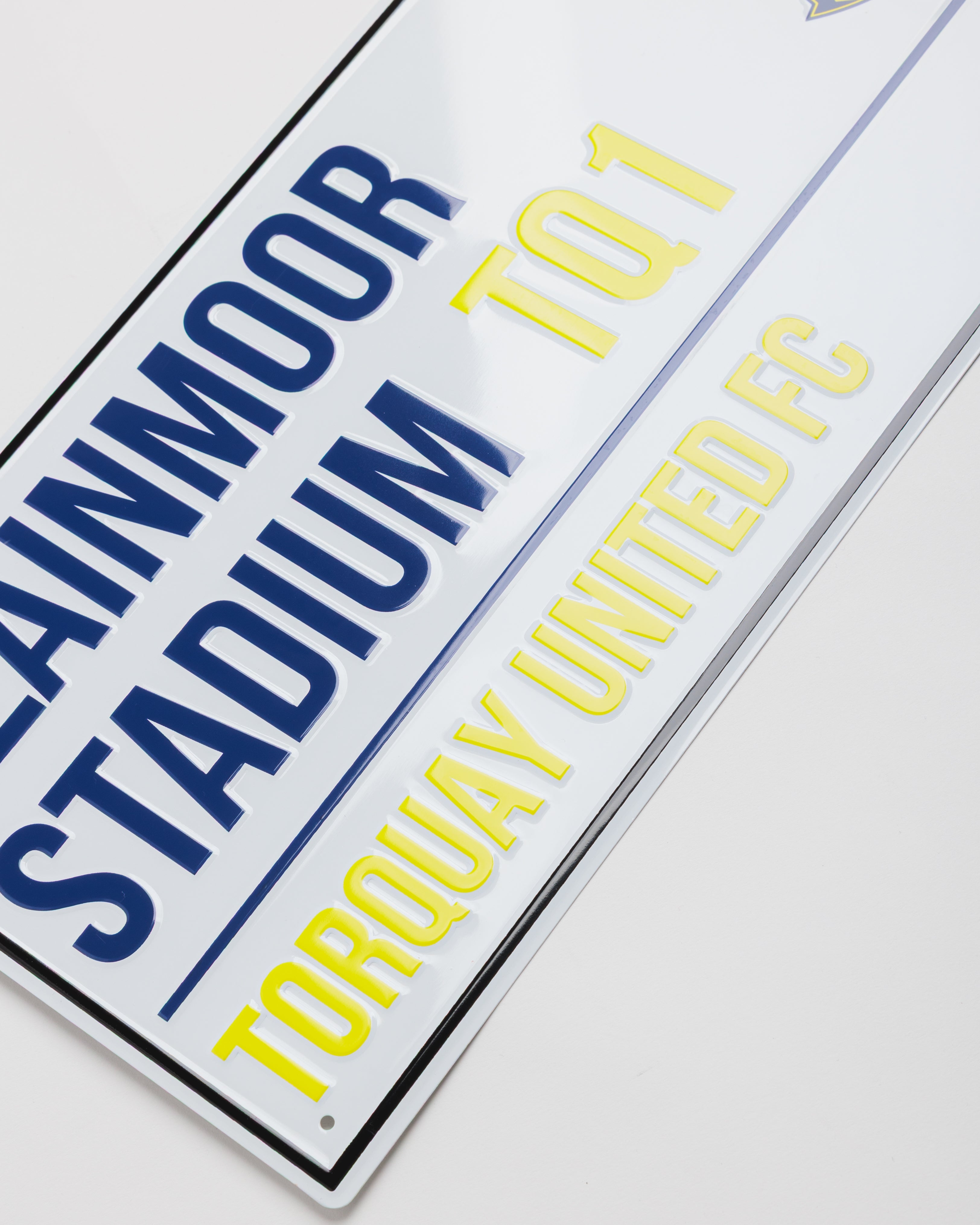 Torquay United FC Stadium Street Sign