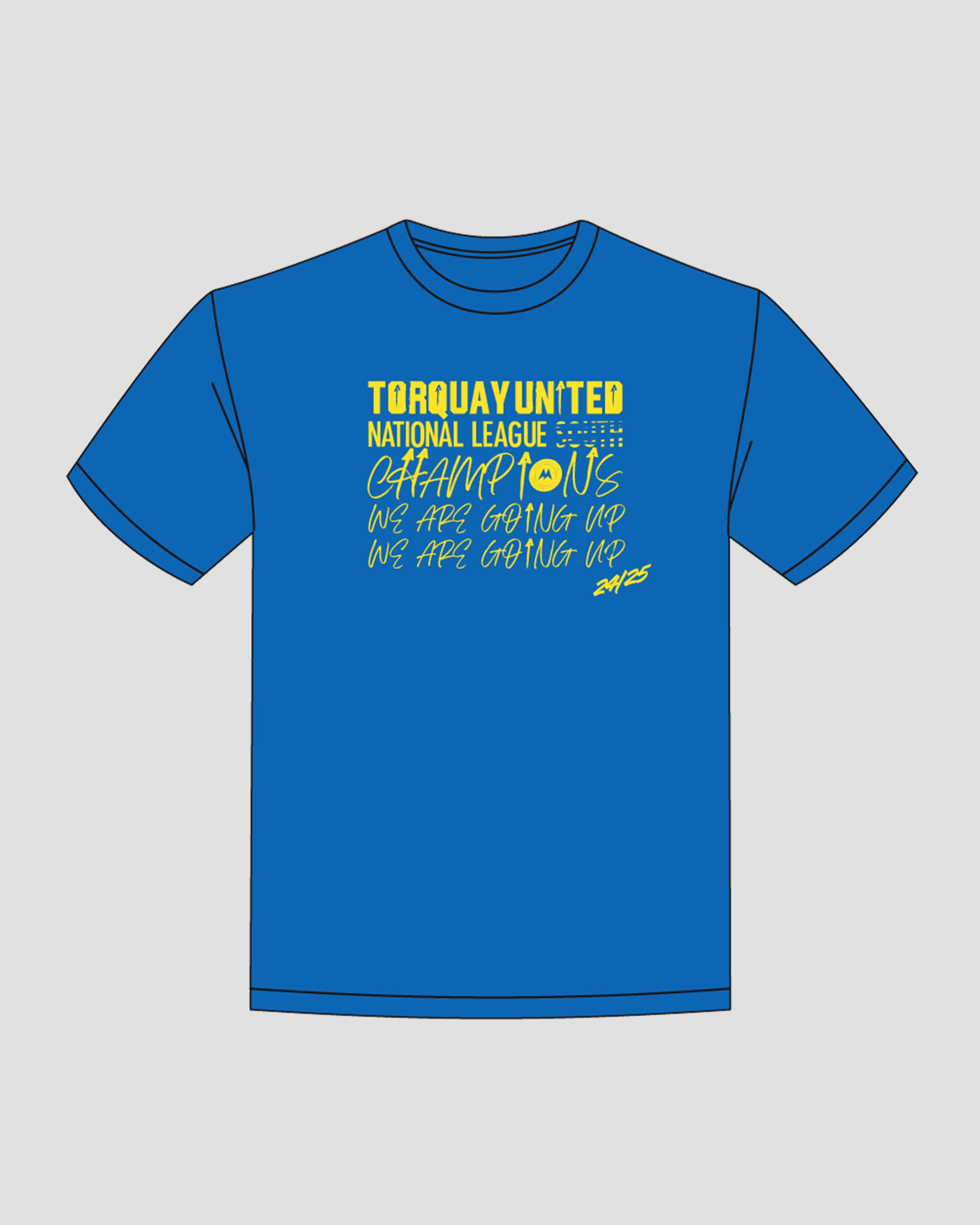Torquay United FC Champions Tee Royal