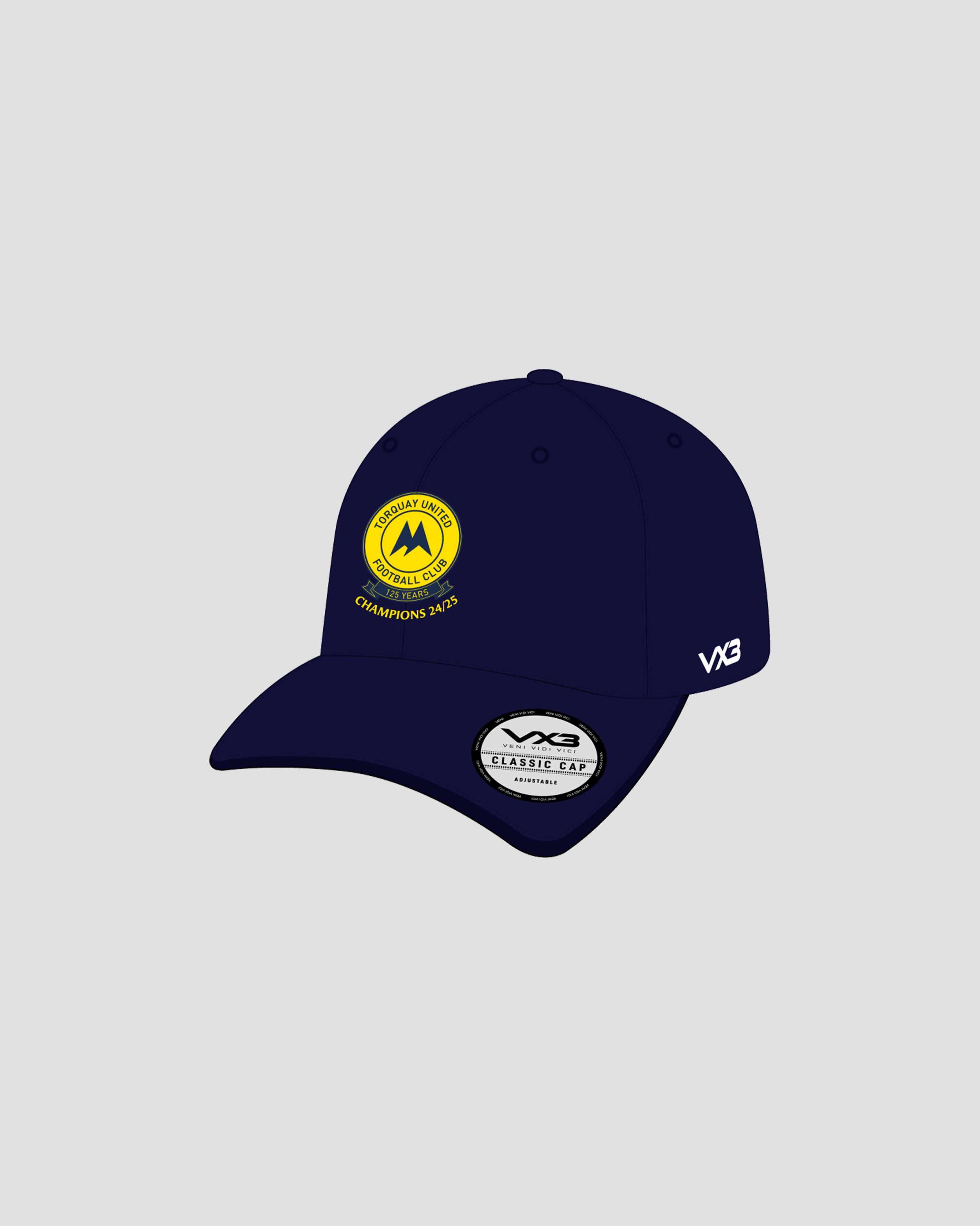 Torquay United FC Champions Classic Cap Navy
