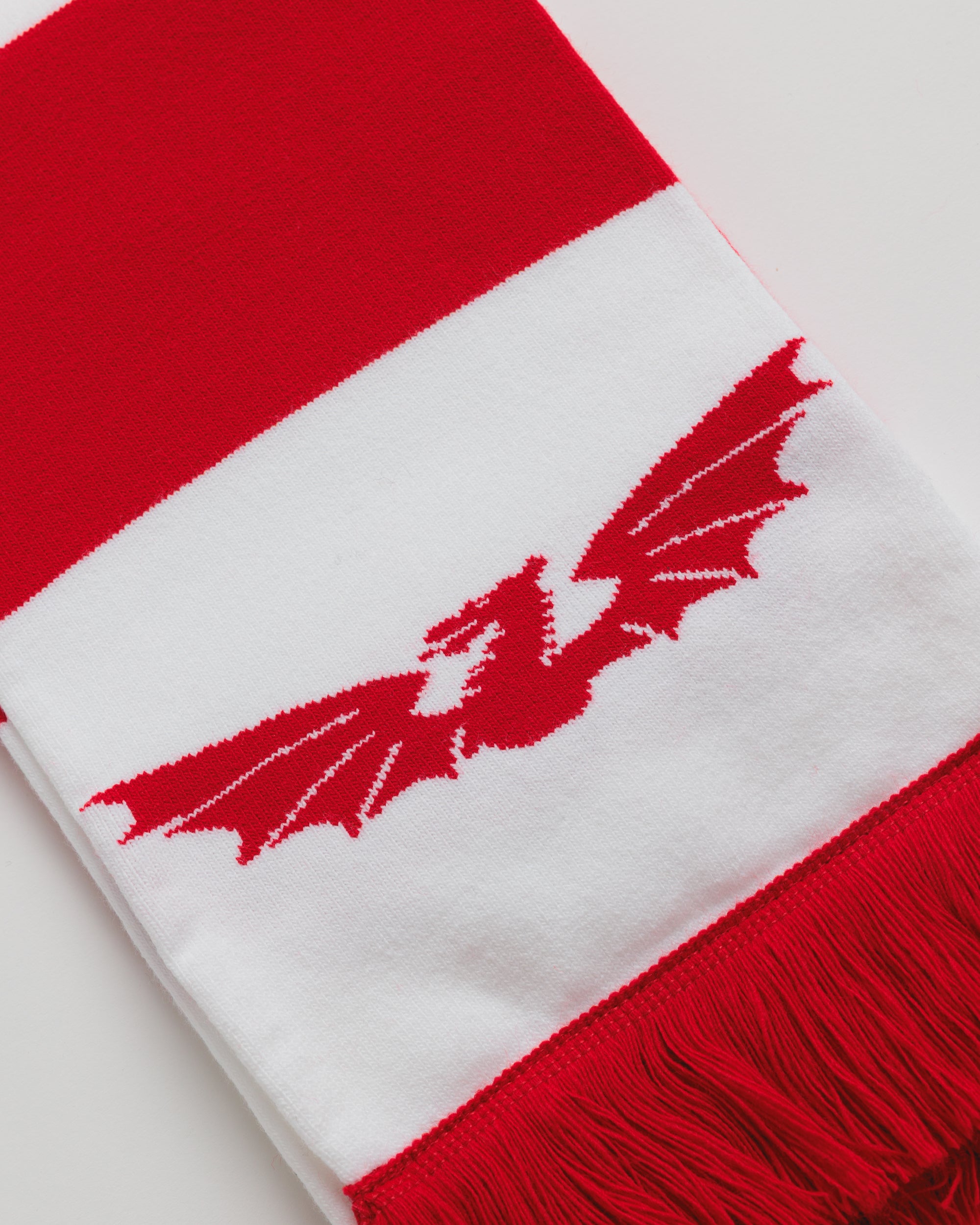 Scarlets 25/26 White/Red Scarf