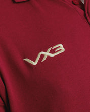Oldham RLFC 2026 Vertex Polo Shirt Deep Red