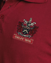 Oldham RLFC 2026 Vertex Polo Shirt Deep Red