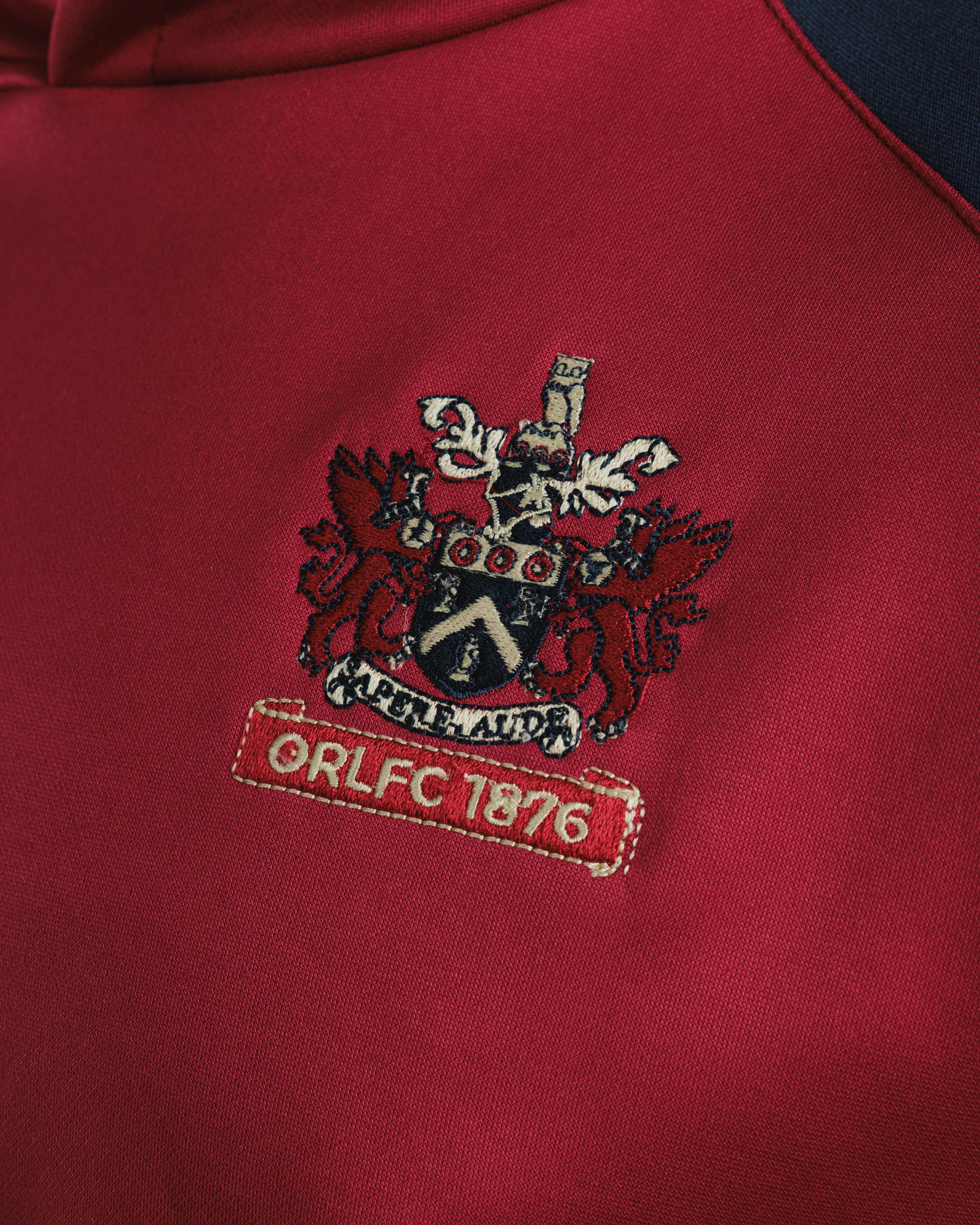 Oldham RLFC 2026 Vertex Training Hoodie Deep Red/Navy/White