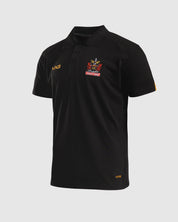 Oldham RLFC 2026 Vertex Polo Shirt Black/Amber