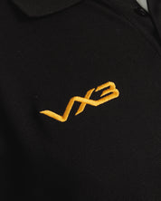 Oldham RLFC 2026 Vertex Polo Shirt Black/Amber