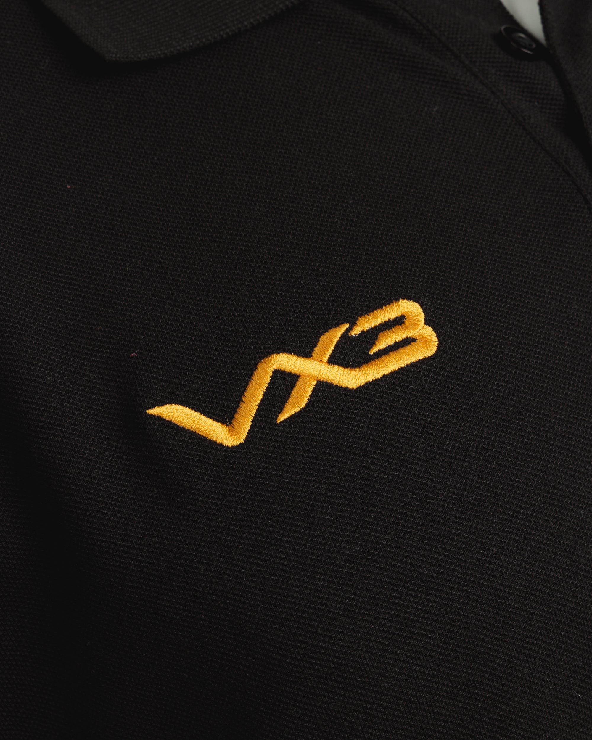 Oldham RLFC 2026 Vertex Polo Shirt Black/Amber