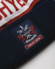 Oldham RLFC 2026 Bobble Hat Navy/Red/Antique White